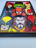 Collectible Cardboard: Marvel Superhero Explosion 3D Fan Art 1/50