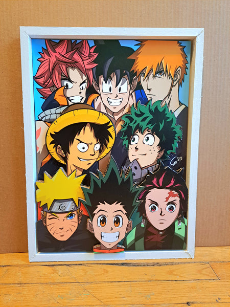 Hakuoki Paper Cutout (w/Frame) Soji Okita (Anime Toy) - HobbySearch Anime  Goods Store